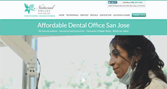 Desktop Screenshot of naturalsmilessanjose.com